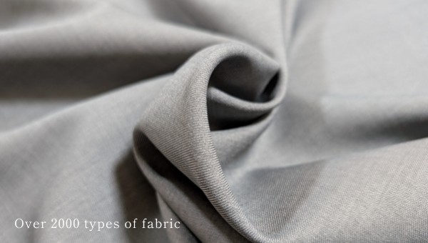 Over 2000 types of fabric
